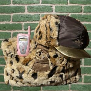 VTG Baby Phat (fur) Hat/Handbag set